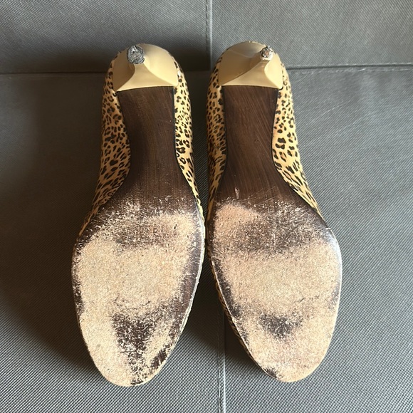 Stuart Weitzman Cheetah Print Heels size 8.5 - Picture 4 of 4